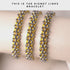 Liens Kangourou | Bracelet Mini Kismet | Jaune x Argent